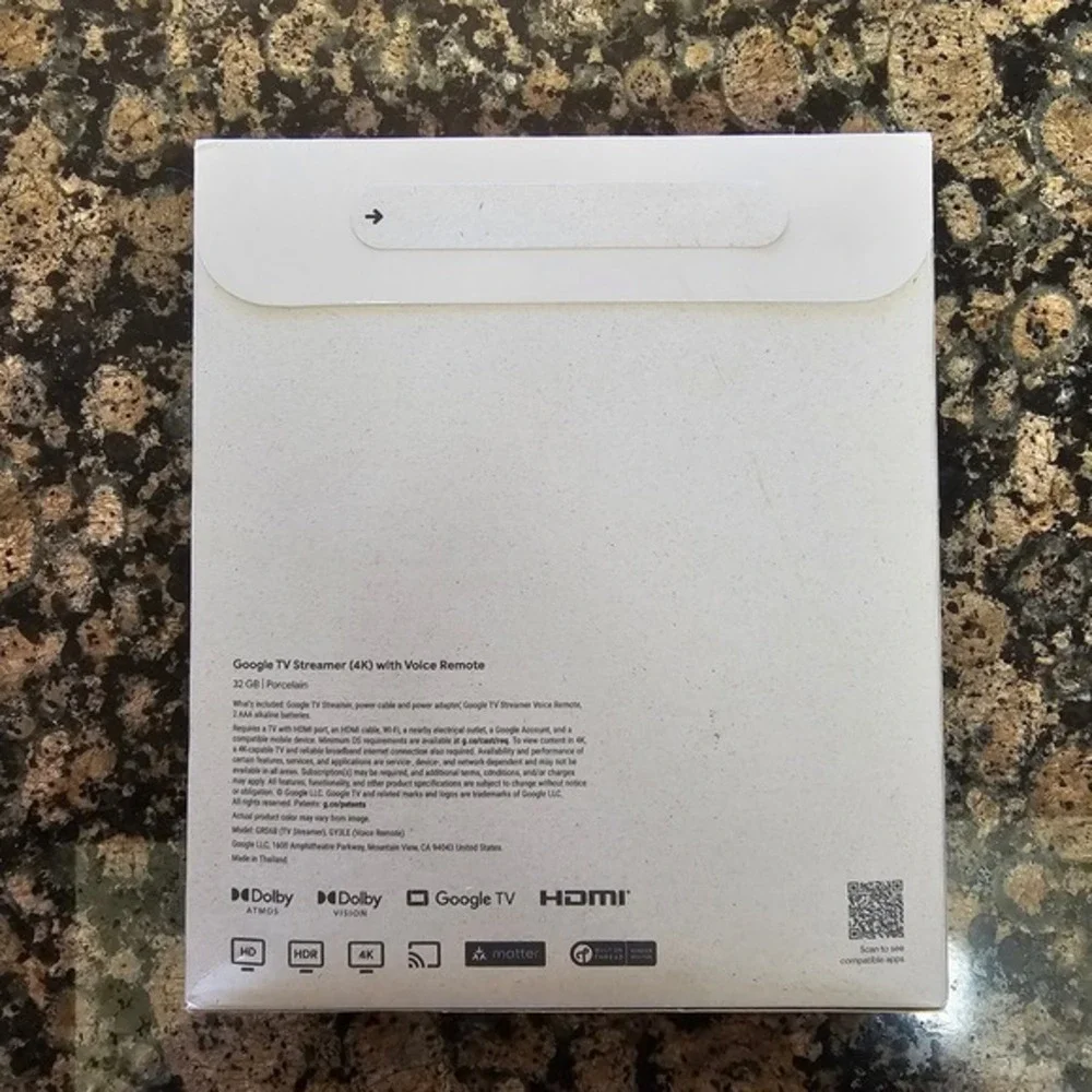 New! Google TV Streamer 4K HDR, Voice Search Remote, Movies Live TV Netflix 32GB